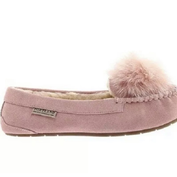 Portland Boot Co. Paloma Pink  Moccasins Slippers - Picture 3 of 9